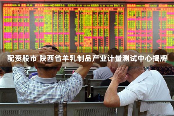 配资股市 陕西省羊乳制品产业计量测试中心揭牌