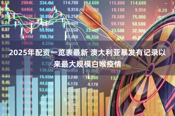 2025年配资一览表最新 澳大利亚暴发有记录以来最大规模白喉疫情